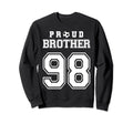 Number 98 Custom Proud Soccer Futbol Sweatshirt - Graphic Print Unisex - T-Shirt, Sweatshirt, Hoodie