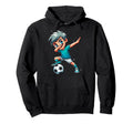 Funny Dabbing Dab Soccer Player Hoodie - Streetwear Style for Adults - T-Shirt, Sweatshirt, Hoodie