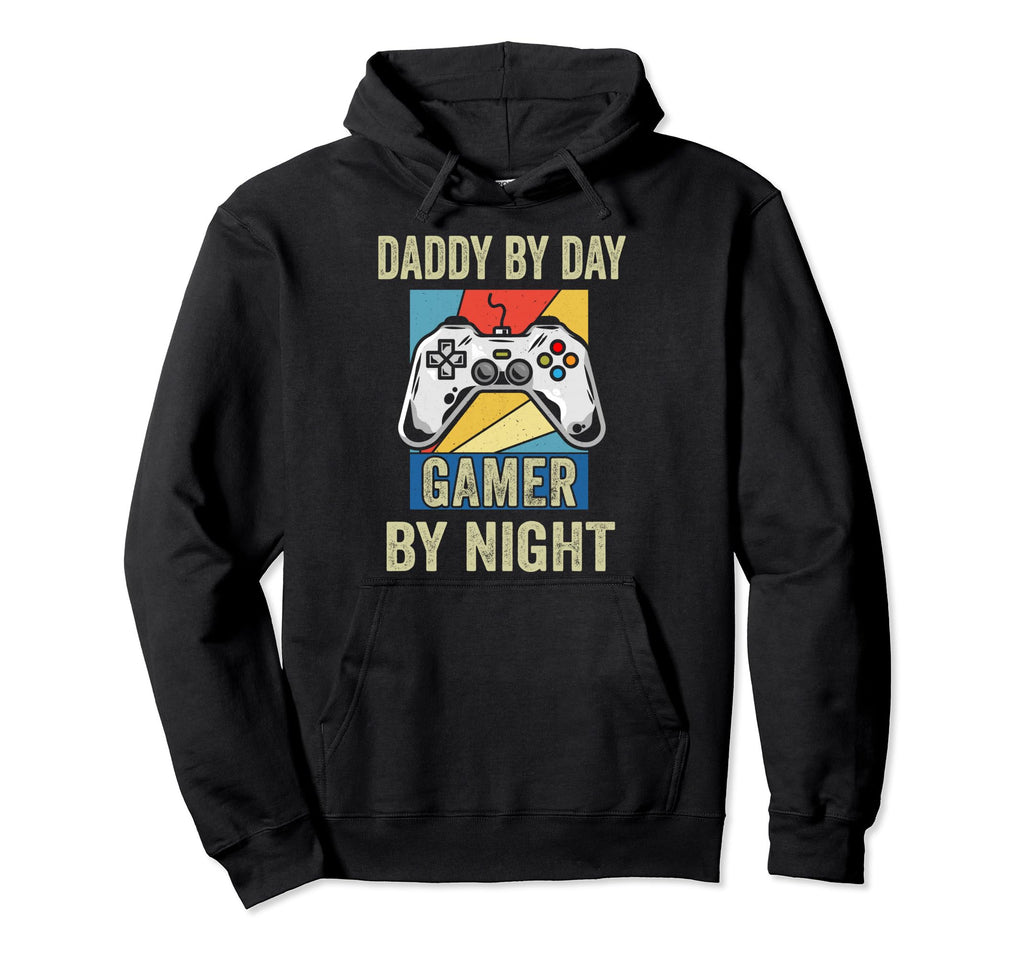 Mens Dad Day Gamer Night Funny Gift Hoodie - Custom Art Print Men Women - T-Shirt, Sweatshirt, Hoodie