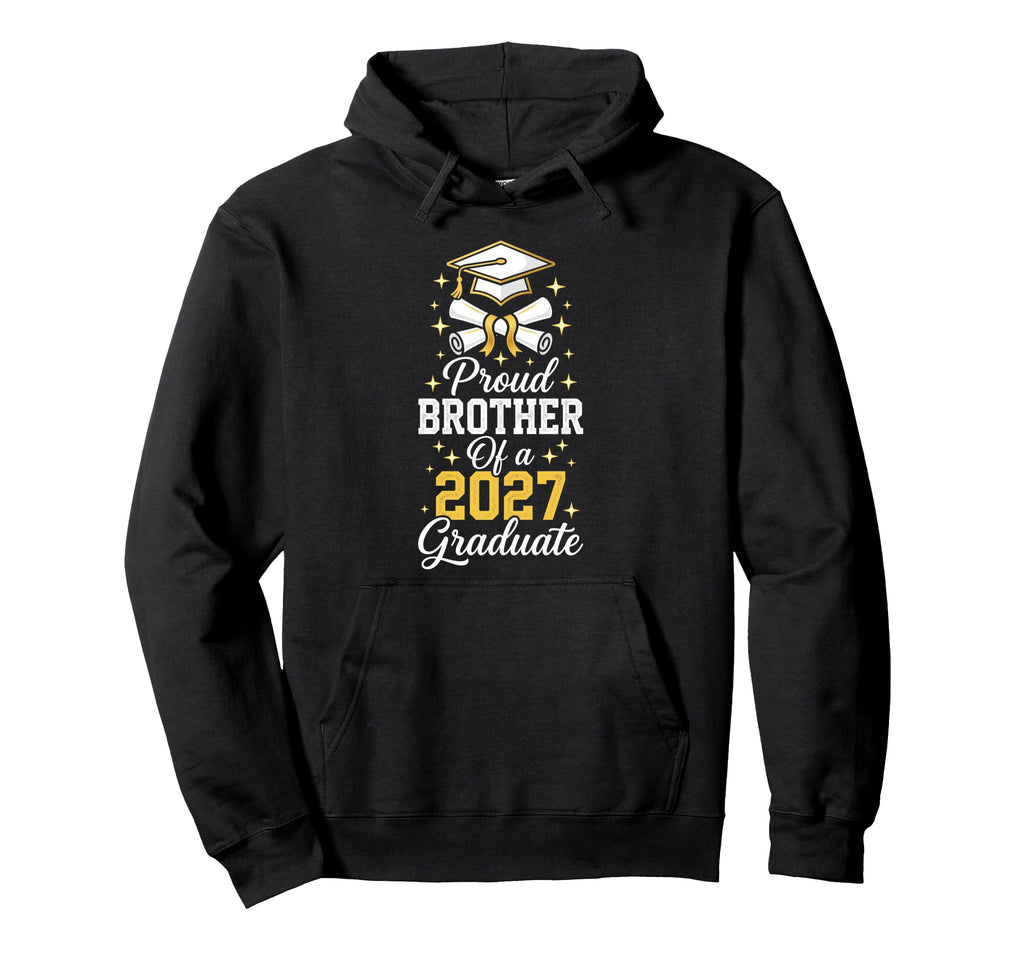 Senior Graduation School Proud Brother Hoodie - Aesthetic Graphic Unisex - T-Shirt, Sweatshirt, Hoodie