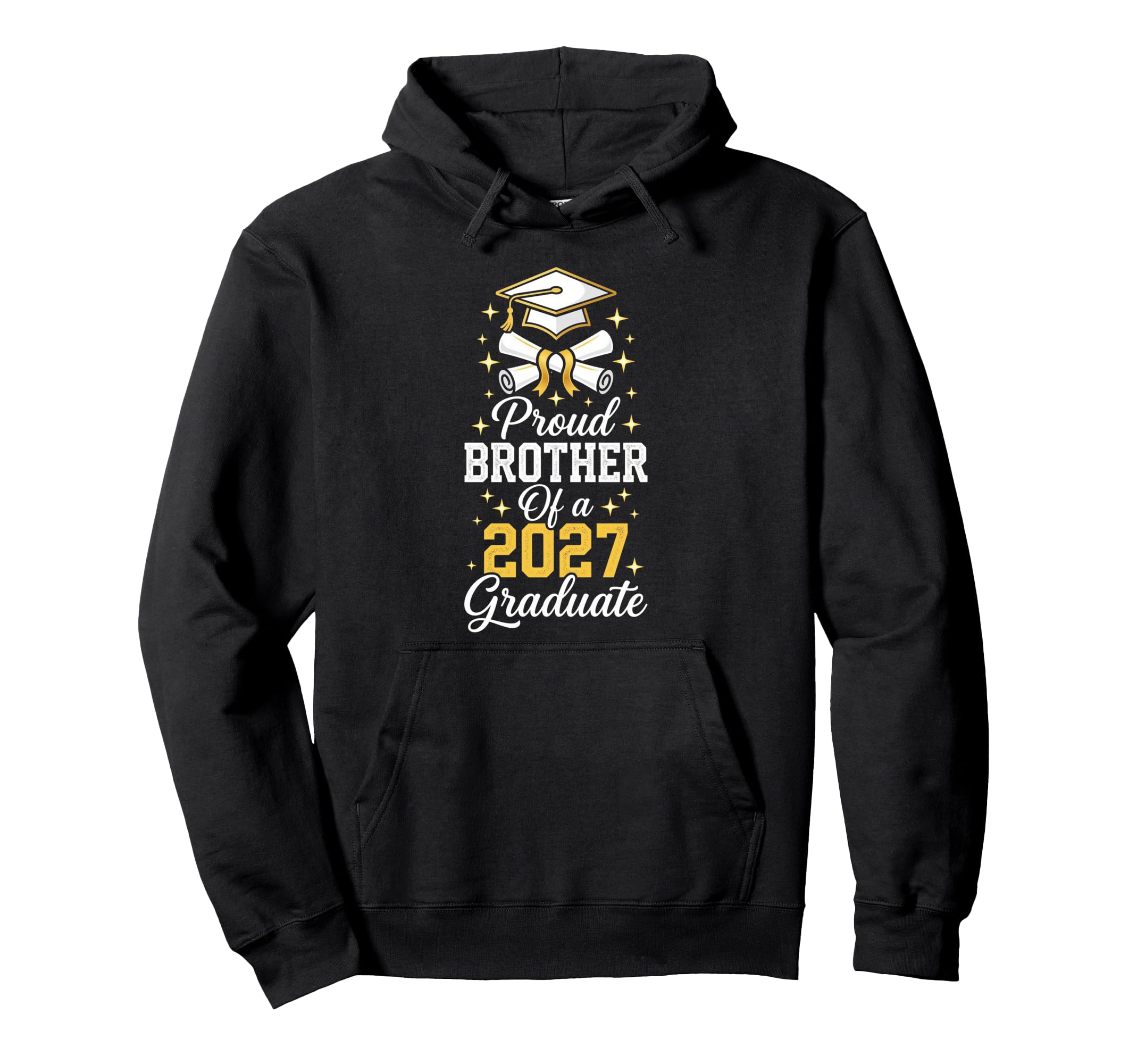 Senior Graduation School Proud Brother Hoodie - Aesthetic Graphic Unisex - T-Shirt, Sweatshirt, Hoodie