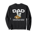 Funny Fathers Day Dad Wearing Socks Sweatshirt - Unique Graphic Unisex - T-Shirt, Sweatshirt, Hoodie