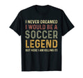 Soccer Legend Soccer Player T-Shirt - Trendy Graphic for Adults - T-Shirt, Sweatshirt, Hoodie