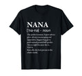 Nana Definition Grandma Funny T-Shirt - Minimalist Print Men Women - T-Shirt, Sweatshirt, Hoodie
