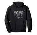 Year 1987 Gift Birthday Mom Dad Hoodie - Novelty Apparel Unisex - T-Shirt, Sweatshirt, Hoodie