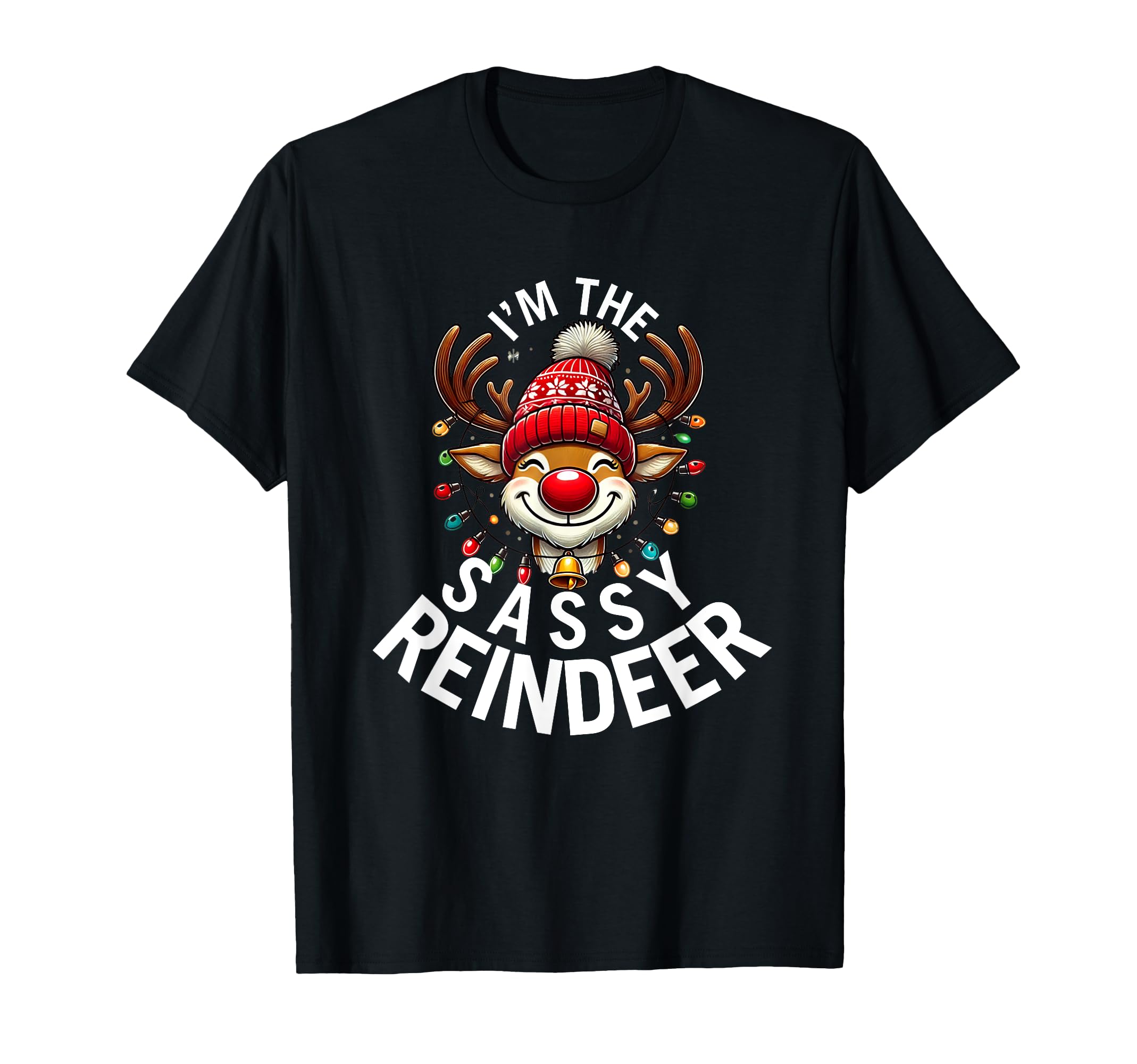 Sassy Reindeer Family Matching Group T-Shirt - Fun Novelty Design Unisex - T-Shirt, Sweatshirt, Hoodie