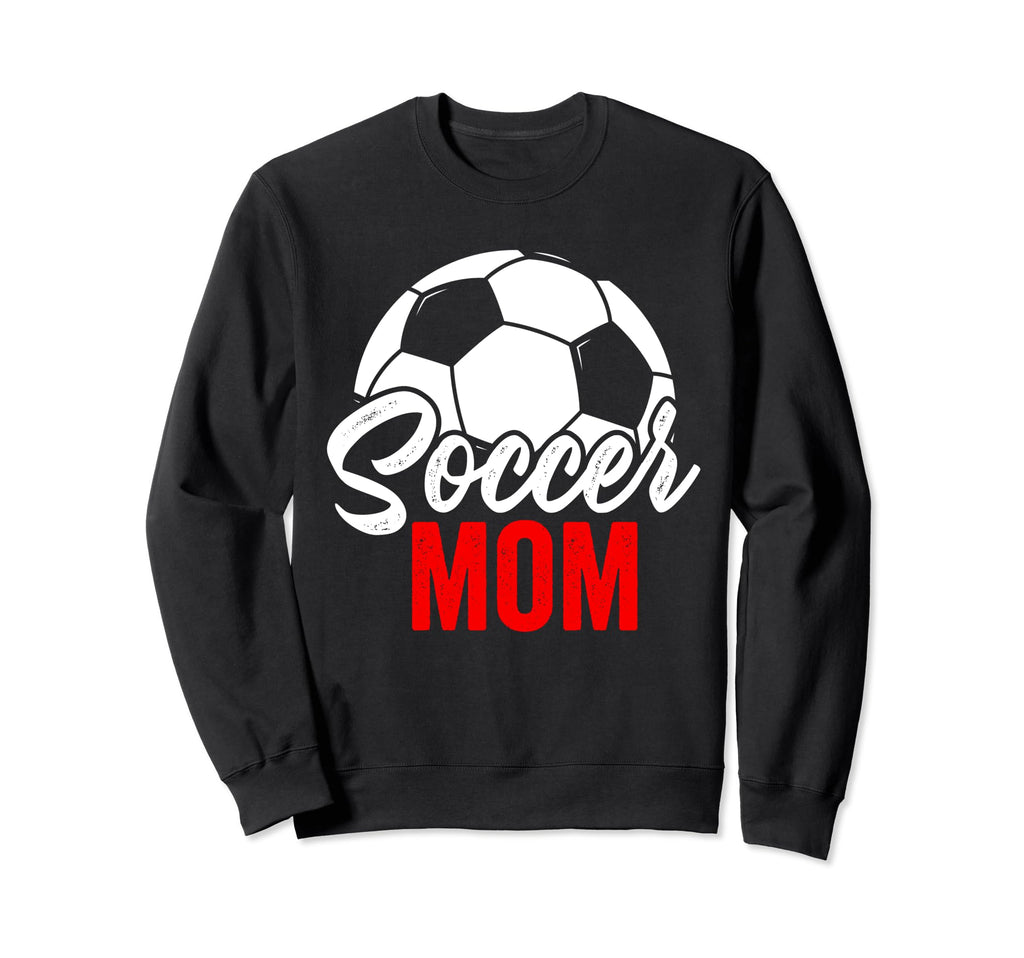 Soccer Mom Soccer Football Mom Sweatshirt - Minimalist Print for Adults - T-Shirt, Sweatshirt, Hoodie