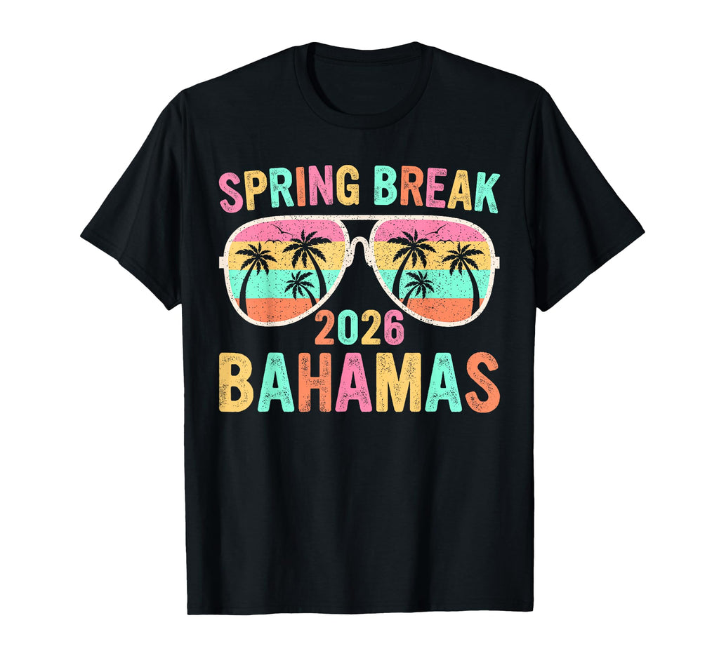 Bahamas Vacation 2026 Spring Break T-Shirt - Graphic Print for Adults - T-Shirt, Sweatshirt, Hoodie