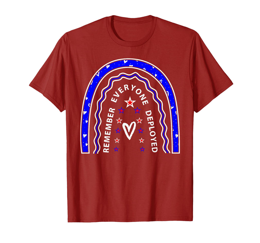 Red Friday Remember Everyone Deployed T-Shirt - Trendy Graphic Unisex - T-Shirt, Sweatshirt, Hoodie