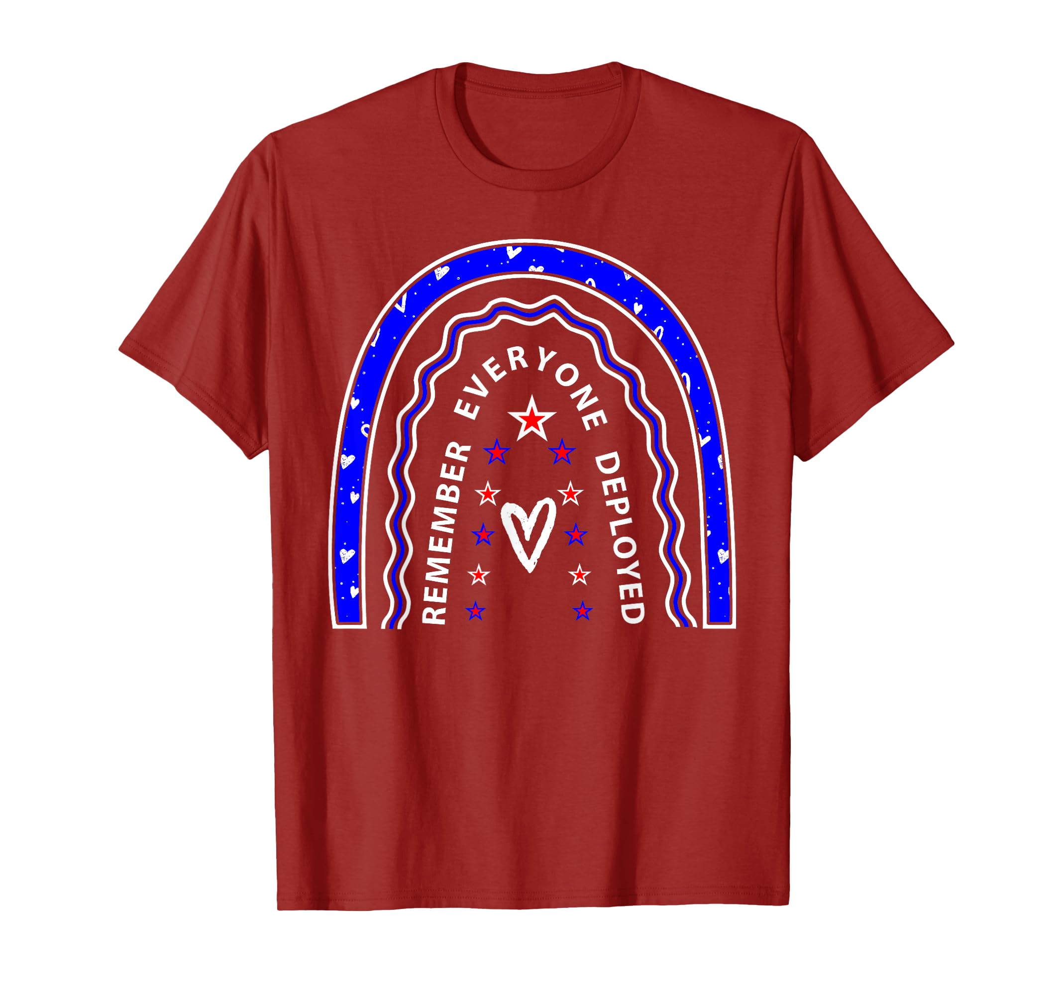 Red Friday Remember Everyone Deployed T-Shirt - Trendy Graphic Unisex - T-Shirt, Sweatshirt, Hoodie