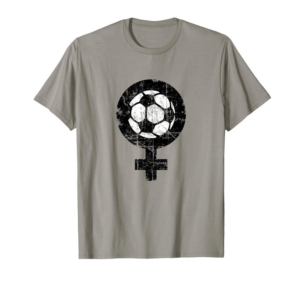 Female Womens Soccer Black White T-Shirt - Streetwear Style Unisex - T-Shirt, Sweatshirt, Hoodie