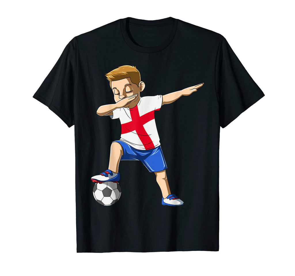 Dabbing Soccer England Jersey English T-Shirt - Novelty Apparel Men Women - T-Shirt, Sweatshirt, Hoodie