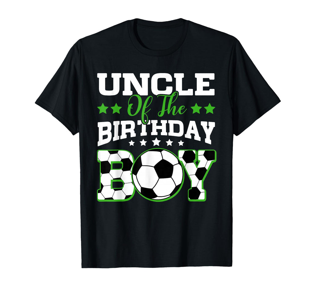 Uncle Birthday Soccer Family Matching T-Shirt - Custom Art Print Men Women - T-Shirt, Sweatshirt, Hoodie