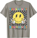 Groovy Test Day You Know It Now Show Motivational - Adult & Kids T-Shirts, Sweatshirts & Hoodies apparel design preview 1