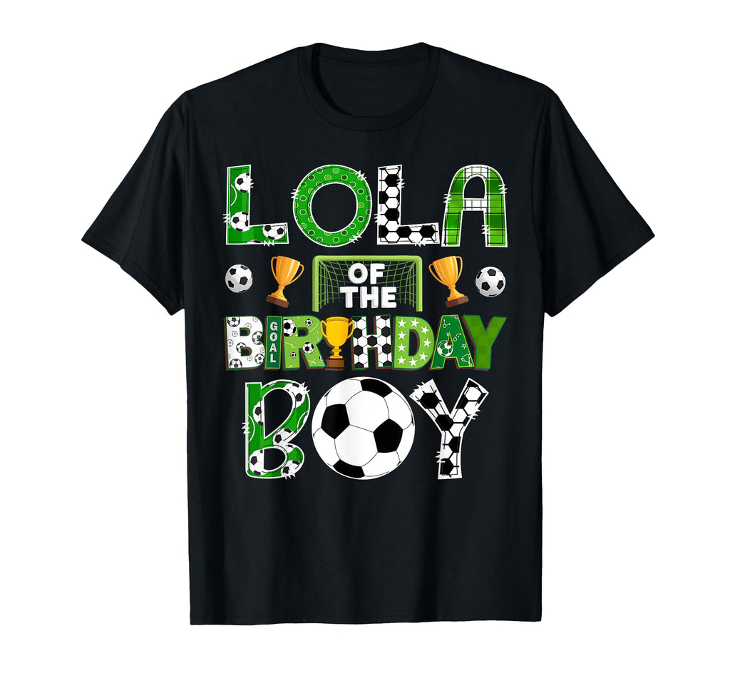 Lola Birthday Soccer Player Game Day T-Shirt - Aesthetic Graphic Men Women - T-Shirt, Sweatshirt, Hoodie