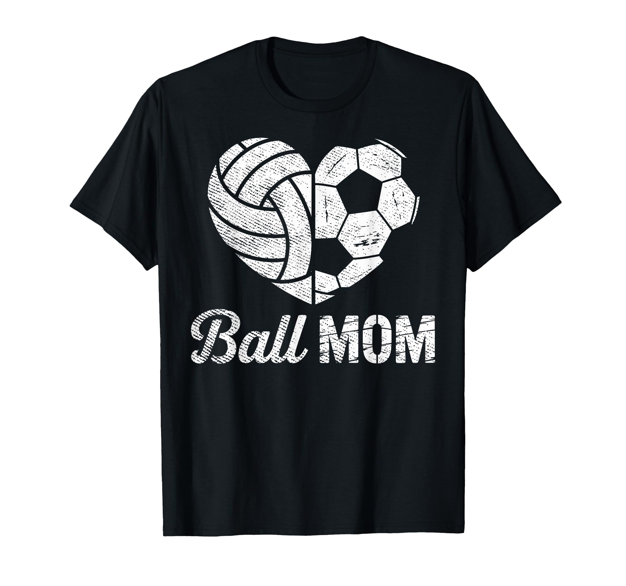 Ball Mom Soccer Volleyball Sport Fan T-Shirt - Unique Graphic for Adults - T-Shirt, Sweatshirt, Hoodie