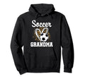 Soccer Grandma Leopard Heart Matching Hoodie - Unique Graphic Unisex - T-Shirt, Sweatshirt, Hoodie