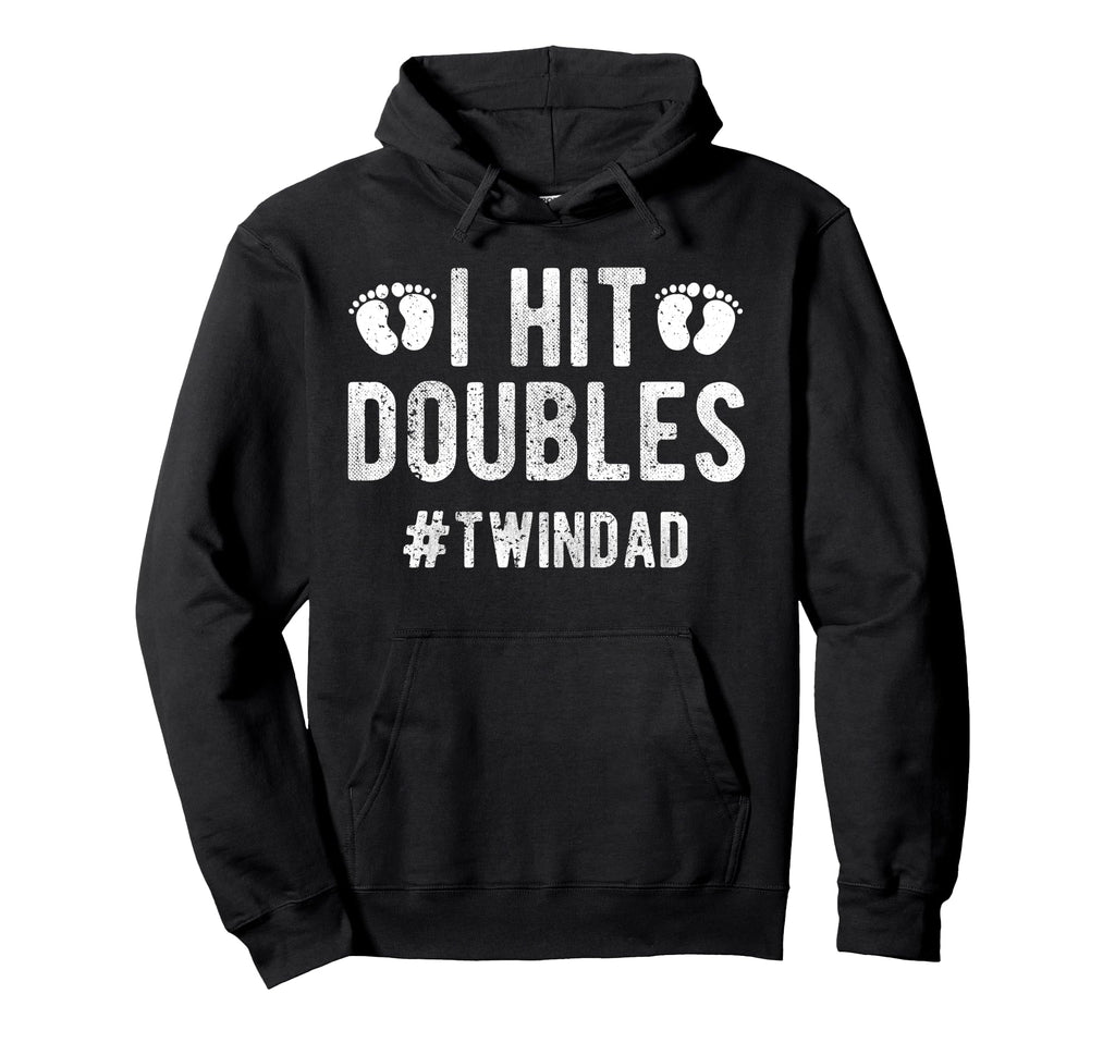 Twin Dad Twins Funny Twin Father Twins Hoodie - Trendy Graphic for Adults - T-Shirt, Sweatshirt, Hoodie