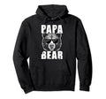 Mens Papa Bear Family Fathers Day Dad Hoodie - Graphic Print Unisex - T-Shirt, Sweatshirt, Hoodie