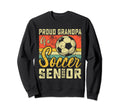 Proud Grandpa Soccer Senior 2025 Sweatshirt - Graphic Print Men Women - T-Shirt, Sweatshirt, Hoodie