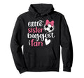 Little Sister Biggest Fan Soccer Hoodie - Casual Everyday Wear for Adults - T-Shirt, Sweatshirt, Hoodie