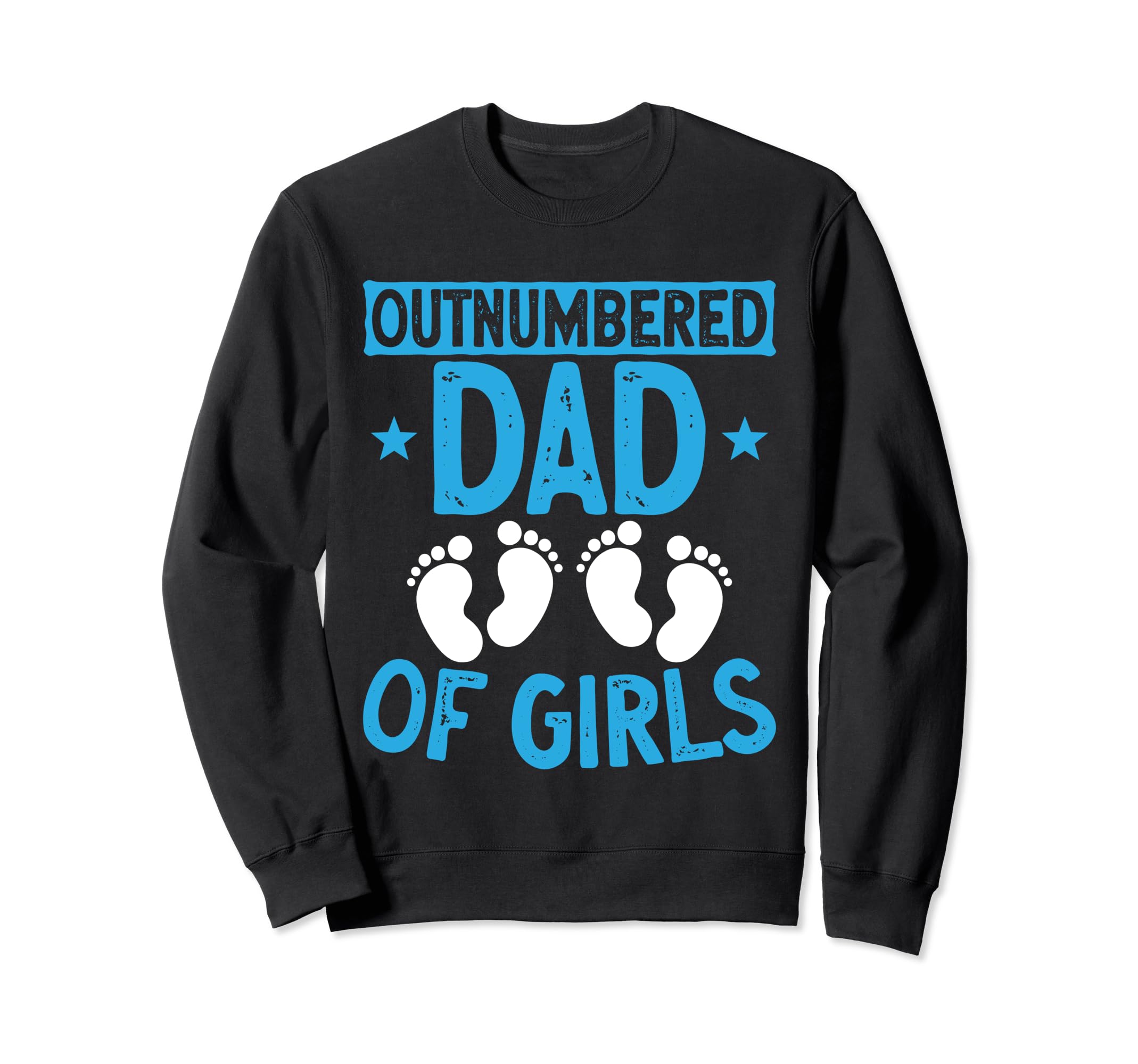 Dad Twins Outnumbered Dad Twin Dad Sweatshirt - Aesthetic Graphic Unisex - T-Shirt, Sweatshirt, Hoodie
