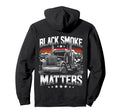 Truck Driver Black Dad Smoke Hoodie - Casual Everyday Wear for Adults - T-Shirt, Sweatshirt, Hoodie