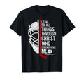 Christian Hockey Bible Verse Philippians T-Shirt - Custom Art Print Unisex - T-Shirt, Sweatshirt, Hoodie