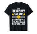 Pickleball Grandpa Paddle Sport Pickleball T-Shirt - Graphic Print Unisex - T-Shirt, Sweatshirt, Hoodie