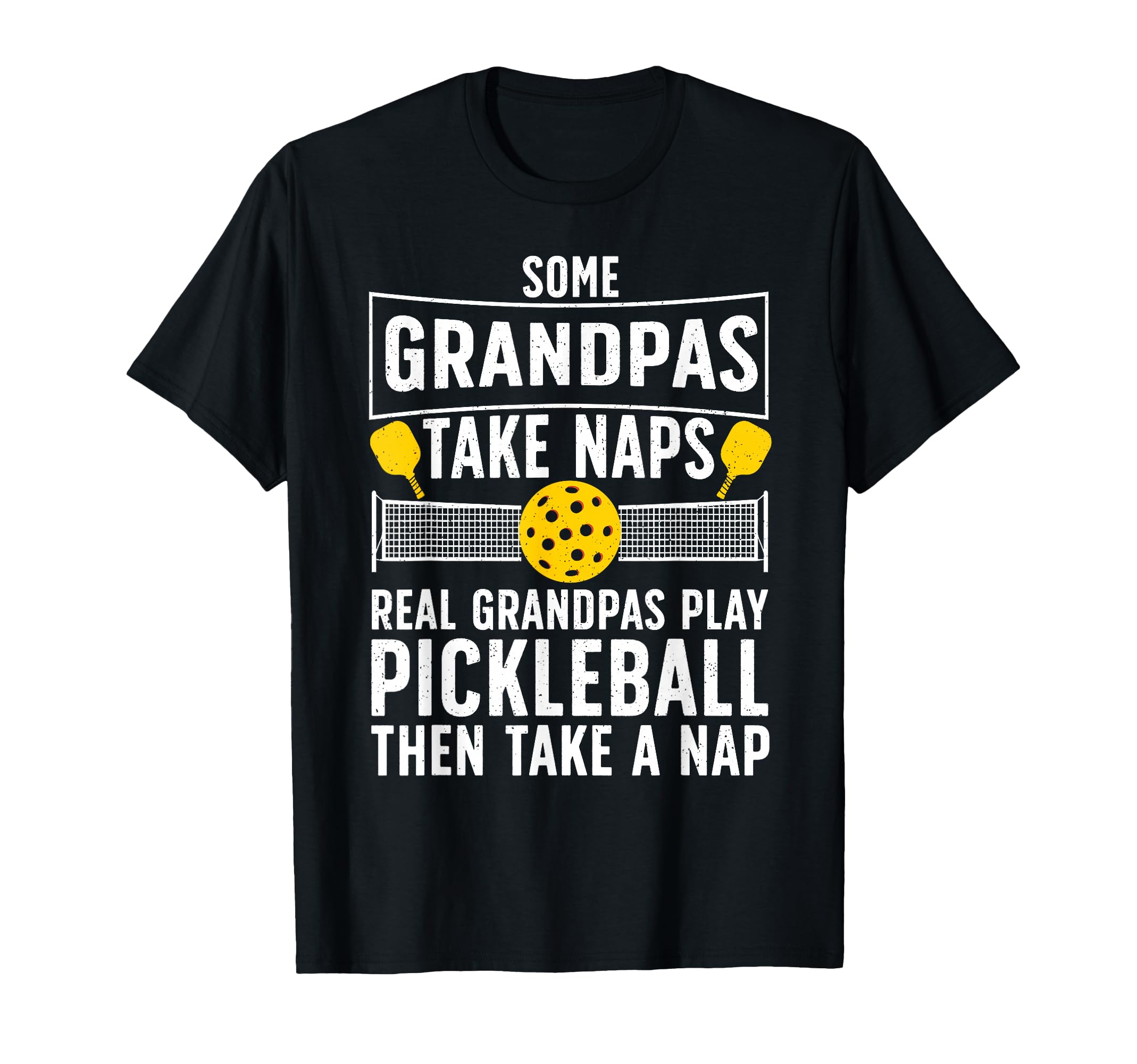 Pickleball Grandpa Paddle Sport Pickleball T-Shirt - Graphic Print Unisex - T-Shirt, Sweatshirt, Hoodie