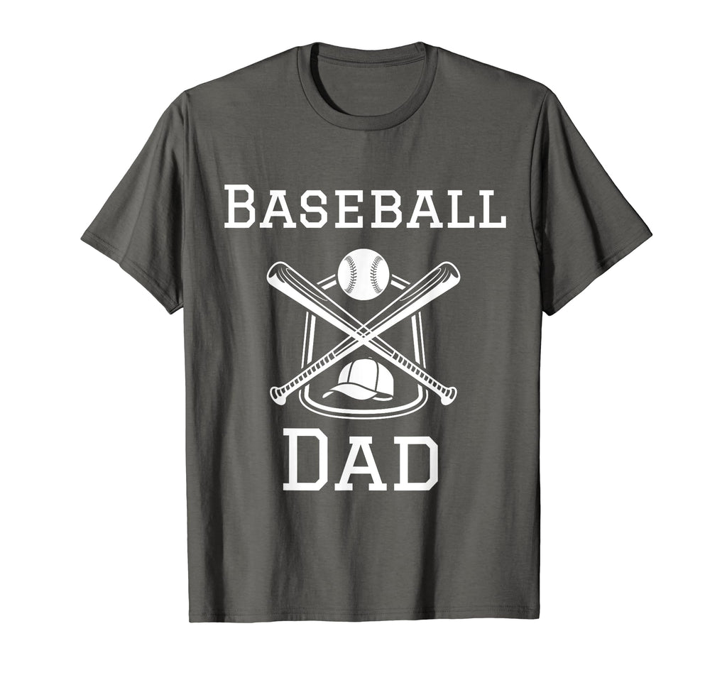 Mens Baseball Dad Tees T-Shirt - Custom Art Print for Adults - T-Shirt, Sweatshirt, Hoodie