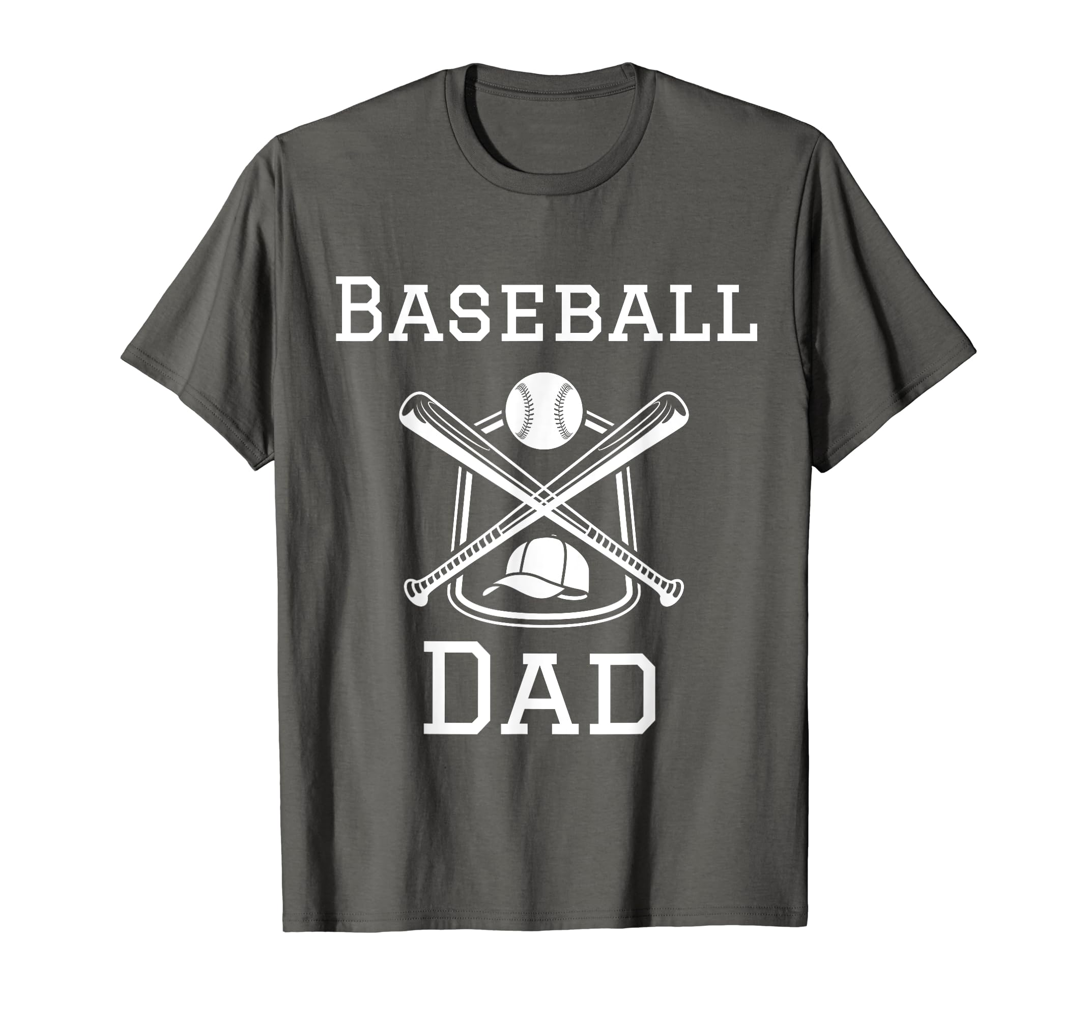 Mens Baseball Dad Tees T-Shirt - Custom Art Print for Adults - T-Shirt, Sweatshirt, Hoodie