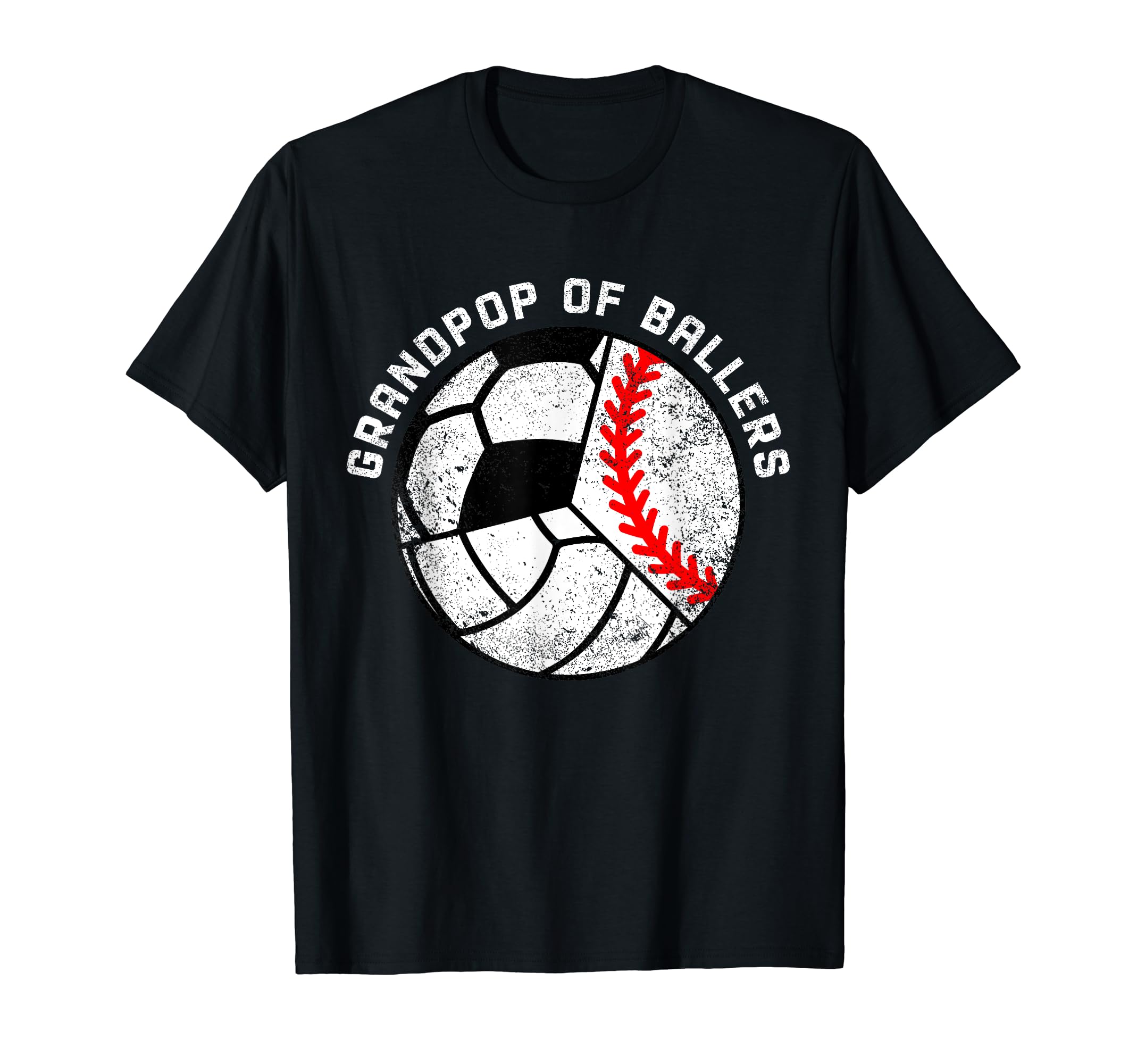 Grandpop Ballers Funny Baseball T-Shirt - Graphic Print Men Women - T-Shirt, Sweatshirt, Hoodie