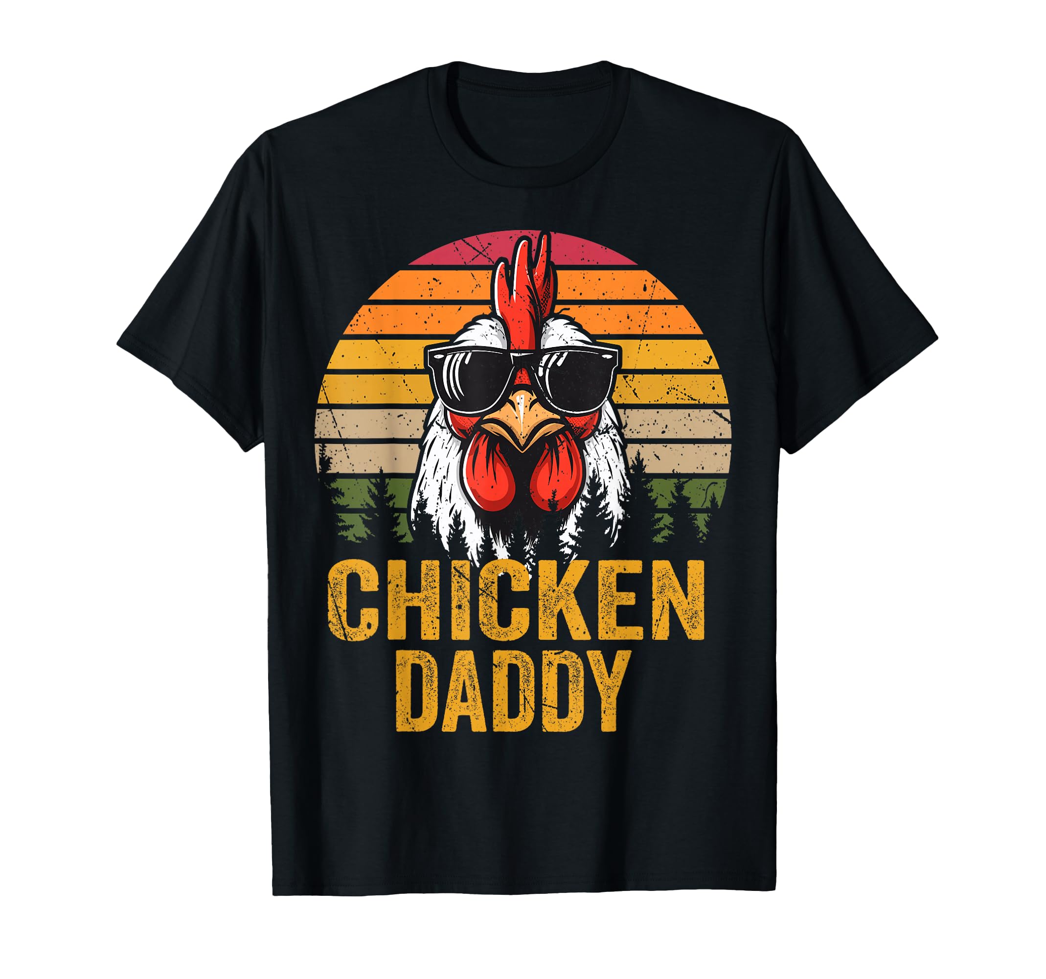 Chicken Daddy Rooster Dad Farmer T-Shirt - Minimalist Print for Adults - T-Shirt, Sweatshirt, Hoodie