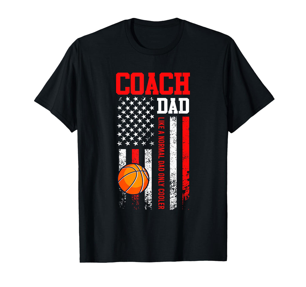 Basketball Coach Dad Basketball Usa T-Shirt - Unique Graphic Men Women - T-Shirt, Sweatshirt, Hoodie