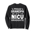Proud Grandpa Nicu Graduate Micro Sweatshirt - Novelty Apparel for Adults - T-Shirt, Sweatshirt, Hoodie