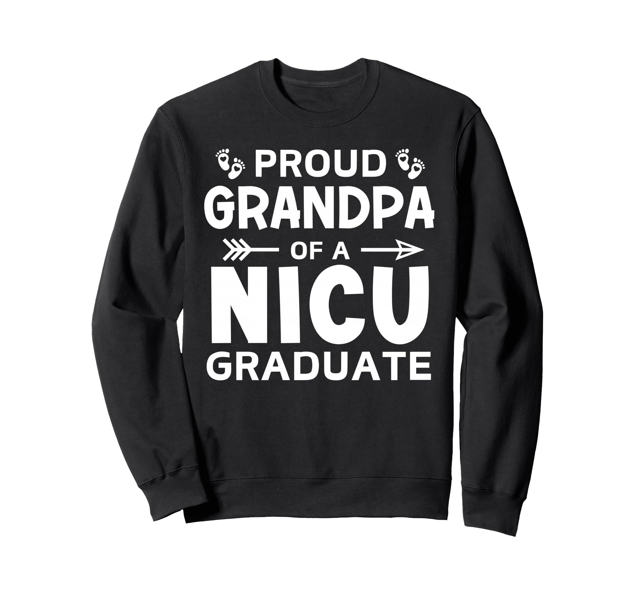 Proud Grandpa Nicu Graduate Micro Sweatshirt - Novelty Apparel for Adults - T-Shirt, Sweatshirt, Hoodie