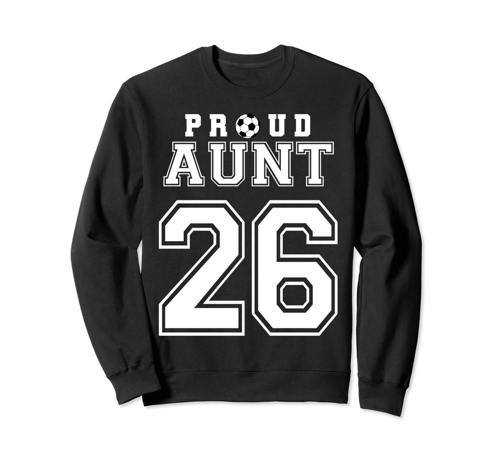 Number 26 Custom Proud Soccer Futbol Sweatshirt - Aesthetic Graphic Unisex - T-Shirt, Sweatshirt, Hoodie