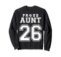 Number 26 Custom Proud Soccer Futbol Sweatshirt - Aesthetic Graphic Unisex - T-Shirt, Sweatshirt, Hoodie
