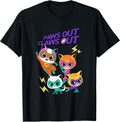 SuperKitties Paws Out Claws - Adult & Kids T-Shirts, Sweatshirts & Hoodies apparel design preview 1