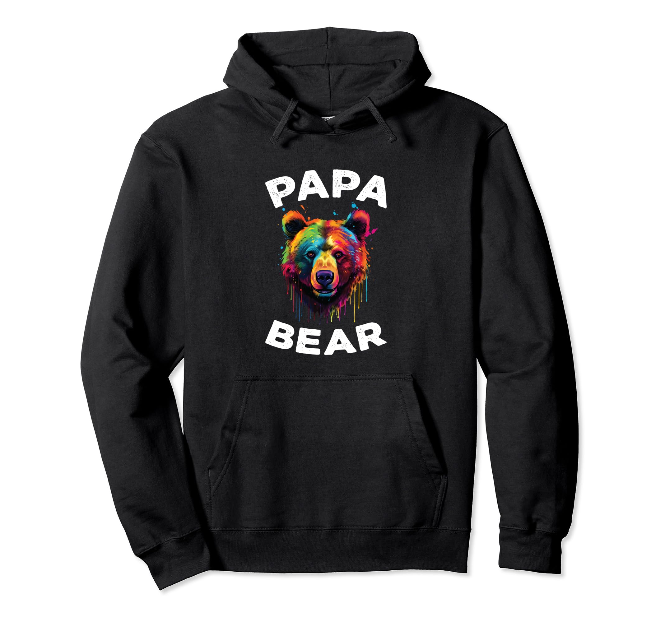 Papa Bear Funny Fathers Day Dad Hoodie - Aesthetic Graphic Men Women - T-Shirt, Sweatshirt, Hoodie
