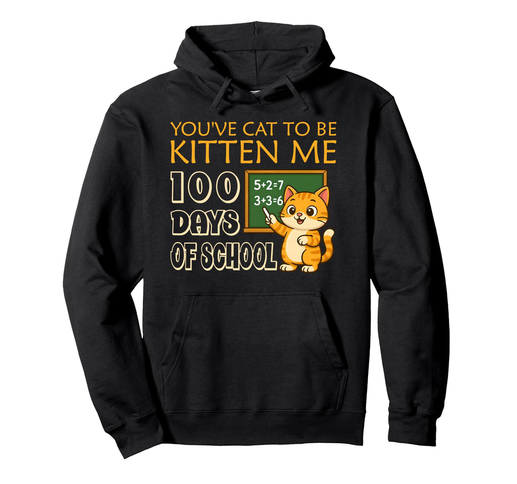 Funny Cat Math 100 Days School 67 Meme Hoodie - Aesthetic Graphic Men Women - T-Shirt, Sweatshirt, Hoodie