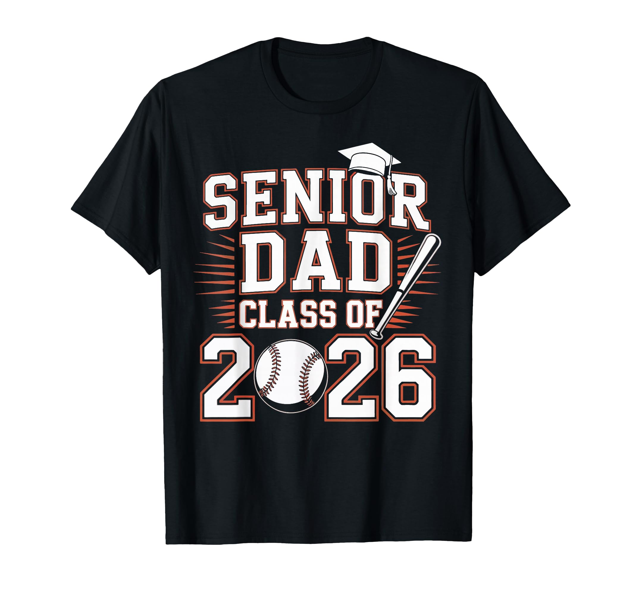 Senior Dad Class 2026 Graduate Baseball T-Shirt - Minimalist Print Unisex - T-Shirt, Sweatshirt, Hoodie