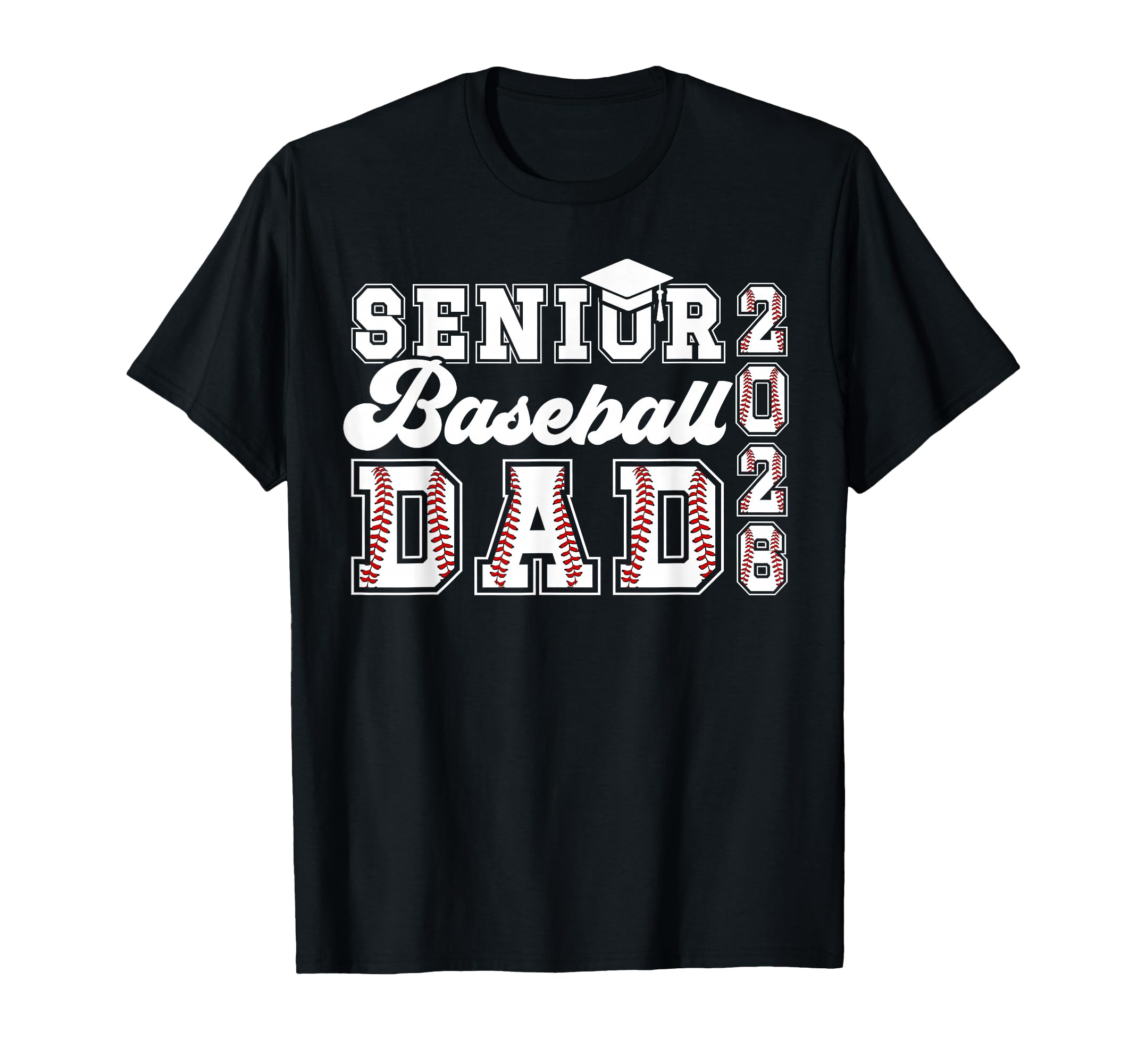 Baseball Senior Dad Baseball T-Shirt - Casual Everyday Wear for Adults - T-Shirt, Sweatshirt, Hoodie
