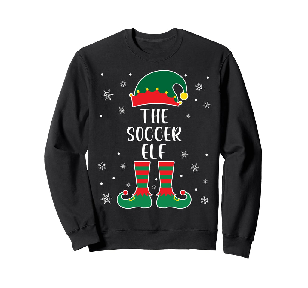 Soccer Elf Family Matching Soccer Sweatshirt - Custom Art Print Unisex - T-Shirt, Sweatshirt, Hoodie