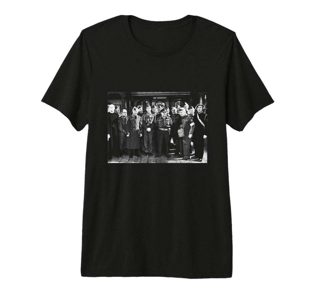Dads Army Tv Series Cast Photo T-Shirt - Casual Everyday Wear for Adults - T-Shirt, Sweatshirt, Hoodie