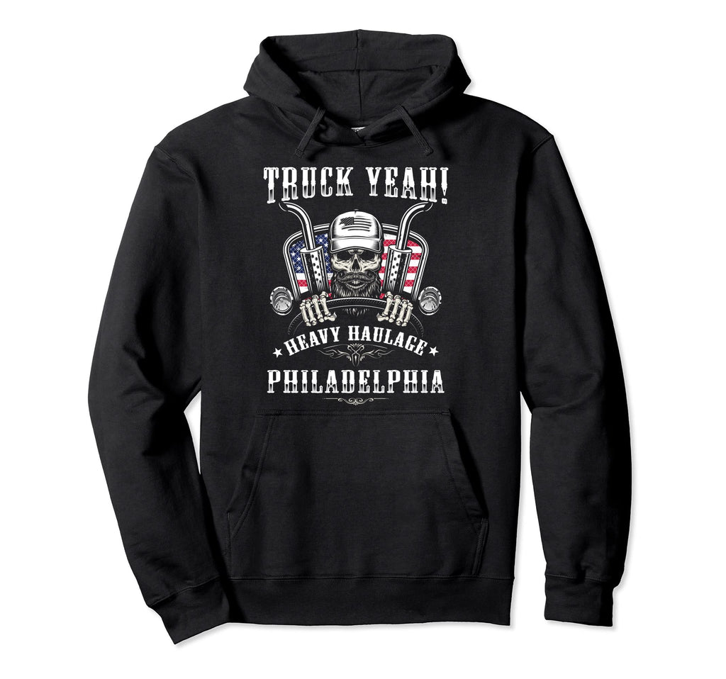 Truck Driver Gift Dad Husband Father Hoodie - Unique Graphic Men Women - T-Shirt, Sweatshirt, Hoodie