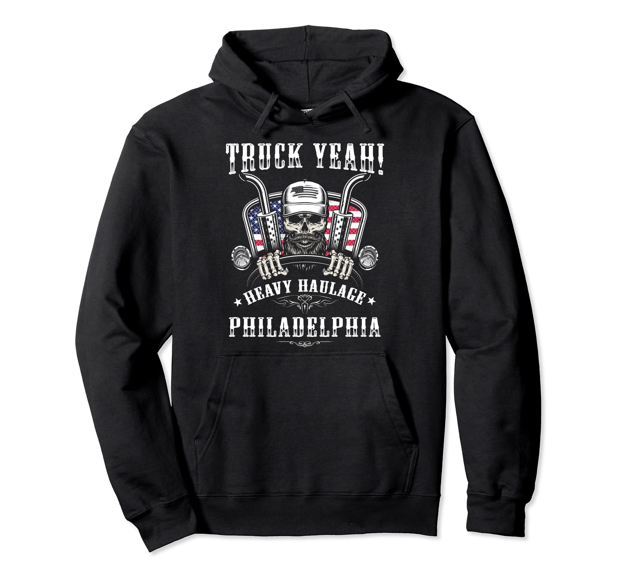 Truck Driver Gift Dad Husband Father Hoodie - Unique Graphic Men Women - T-Shirt, Sweatshirt, Hoodie