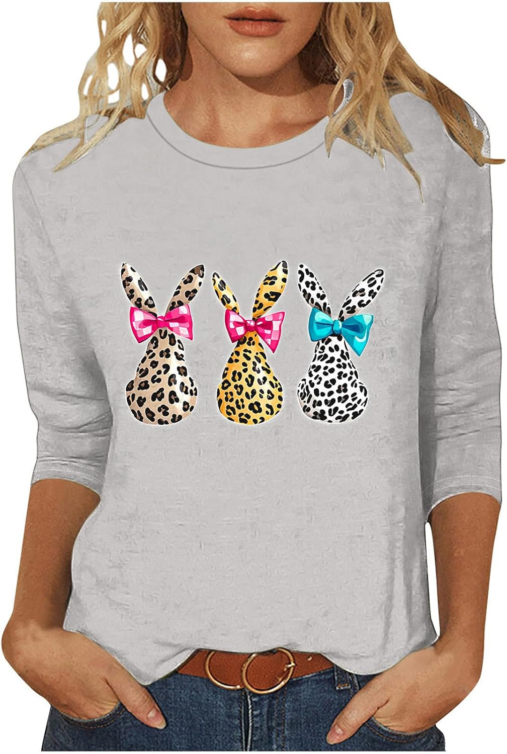 Easter Tops for Women 2026 Plus Size Bunny Rabbit - Adult & Kids T-Shirts, Sweatshirts & Hoodies apparel design preview 1