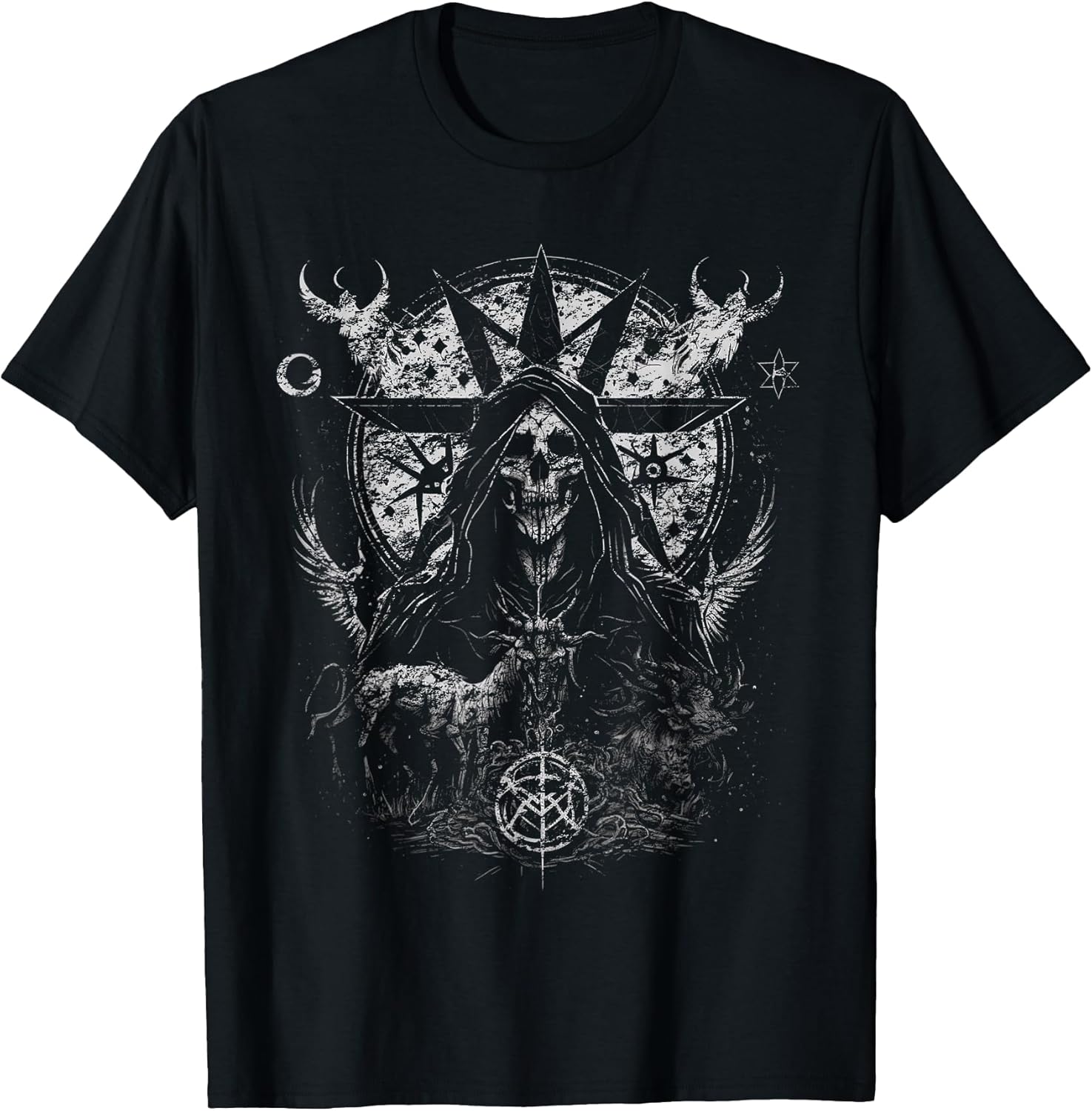 Gothic Aesthetic Occult Unholy Grunge Emo Punk - Adult & Kids T-Shirts, Sweatshirts & Hoodies apparel design preview 1